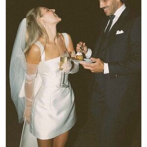 Luxurious Satin Bridal Gown